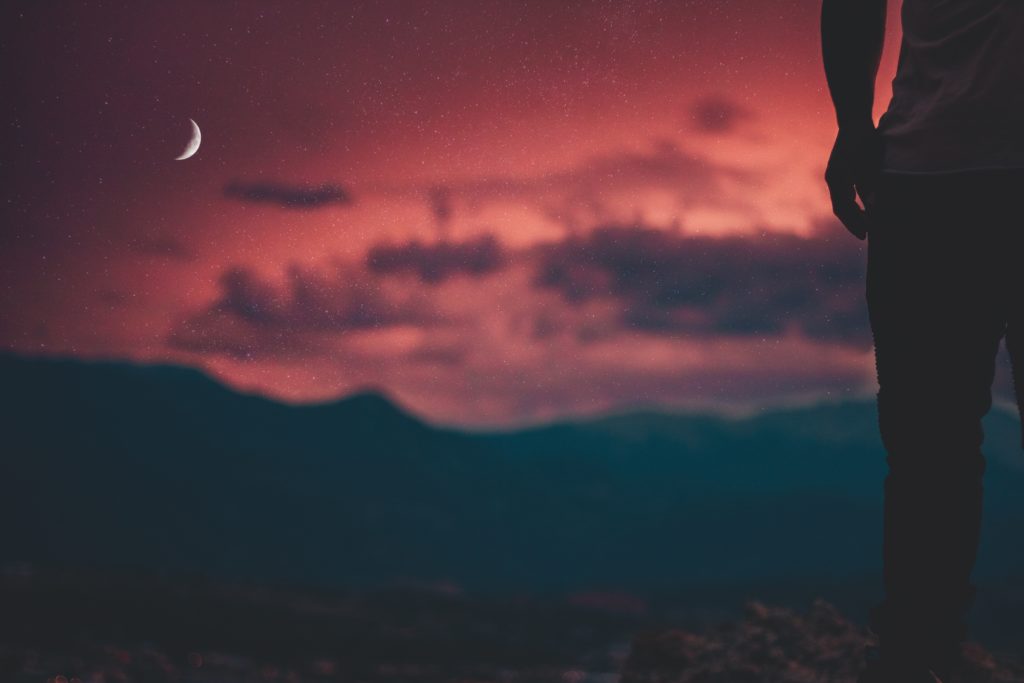 spiritual-doesnt-mean-perfect-image-of-man-looking-at-sunset