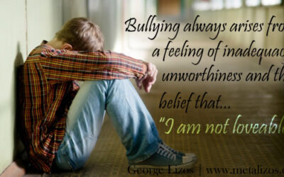 You Are Bullied Because You Bully Yourself